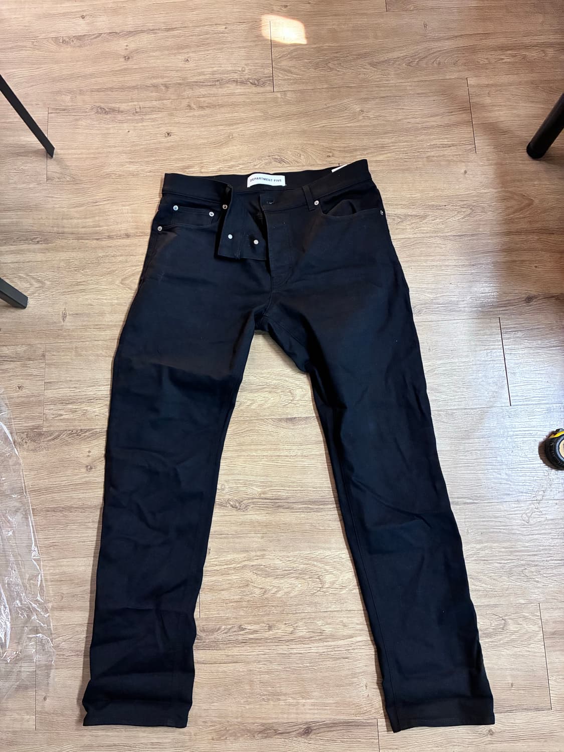 새제품) 디파트먼트5 블랙 팬츠 상품이미지3