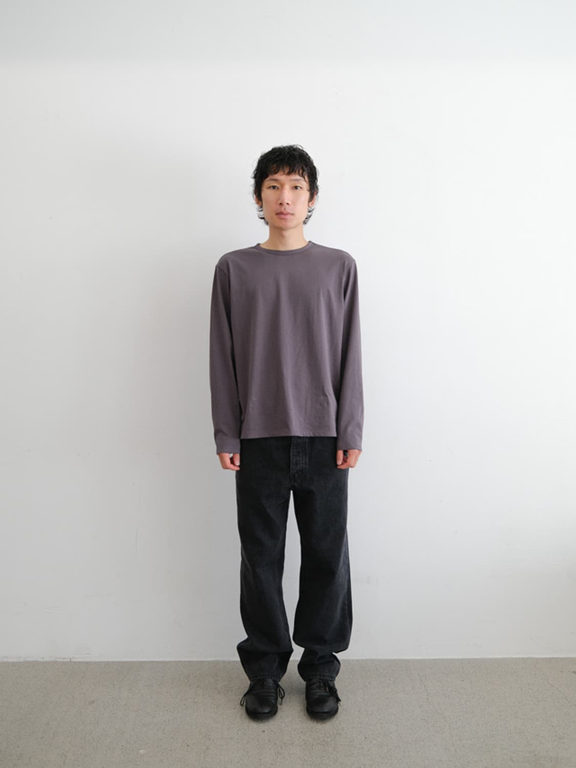 하프시코드 레귤러 데님 흑청 3 상품이미지1