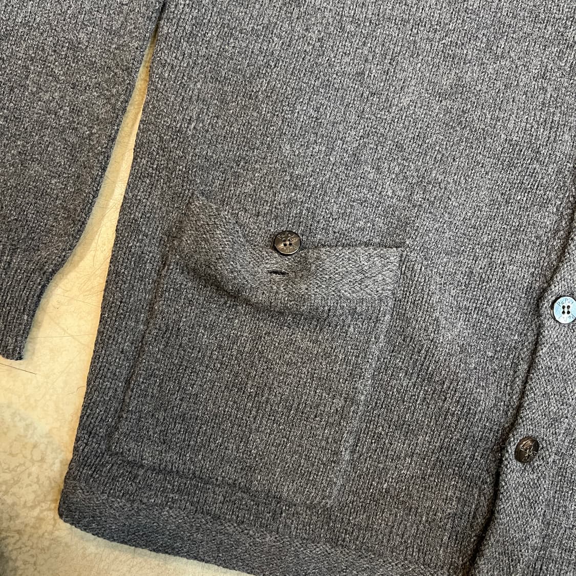 Papas 울 오버핏 가디건 상품이미지3