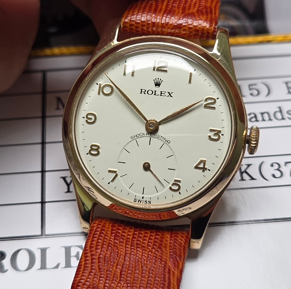레어] 빈티지 롤렉스 9k올금통 Ref.12325 독립초침 아리빅판 (감 상품이미지9
