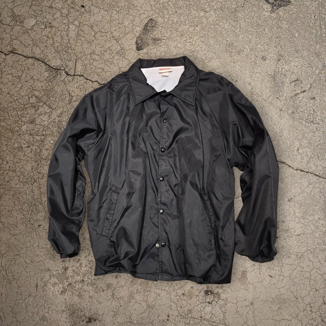 80s HARTWELL 블랙 코치자켓 MADE IN U.S.A. 상품이미지1
