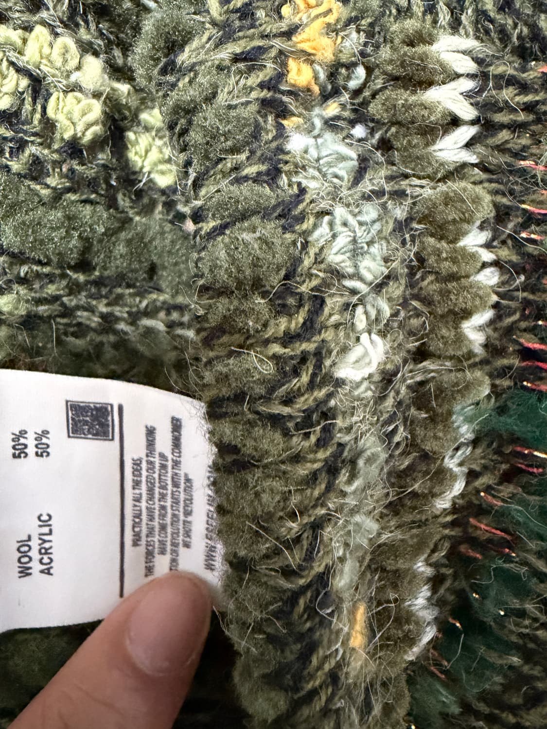 에씰미 멀티 울 가디건 L 상품이미지5