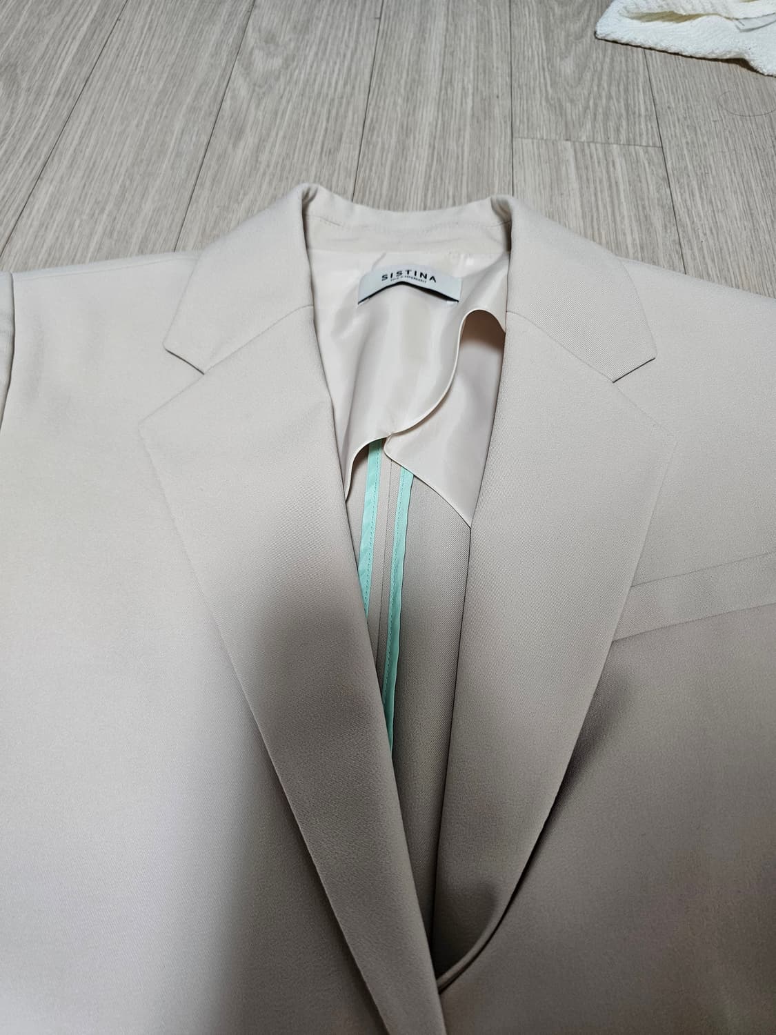 시스티나 베이지 자켓 55사이즈 상품이미지3