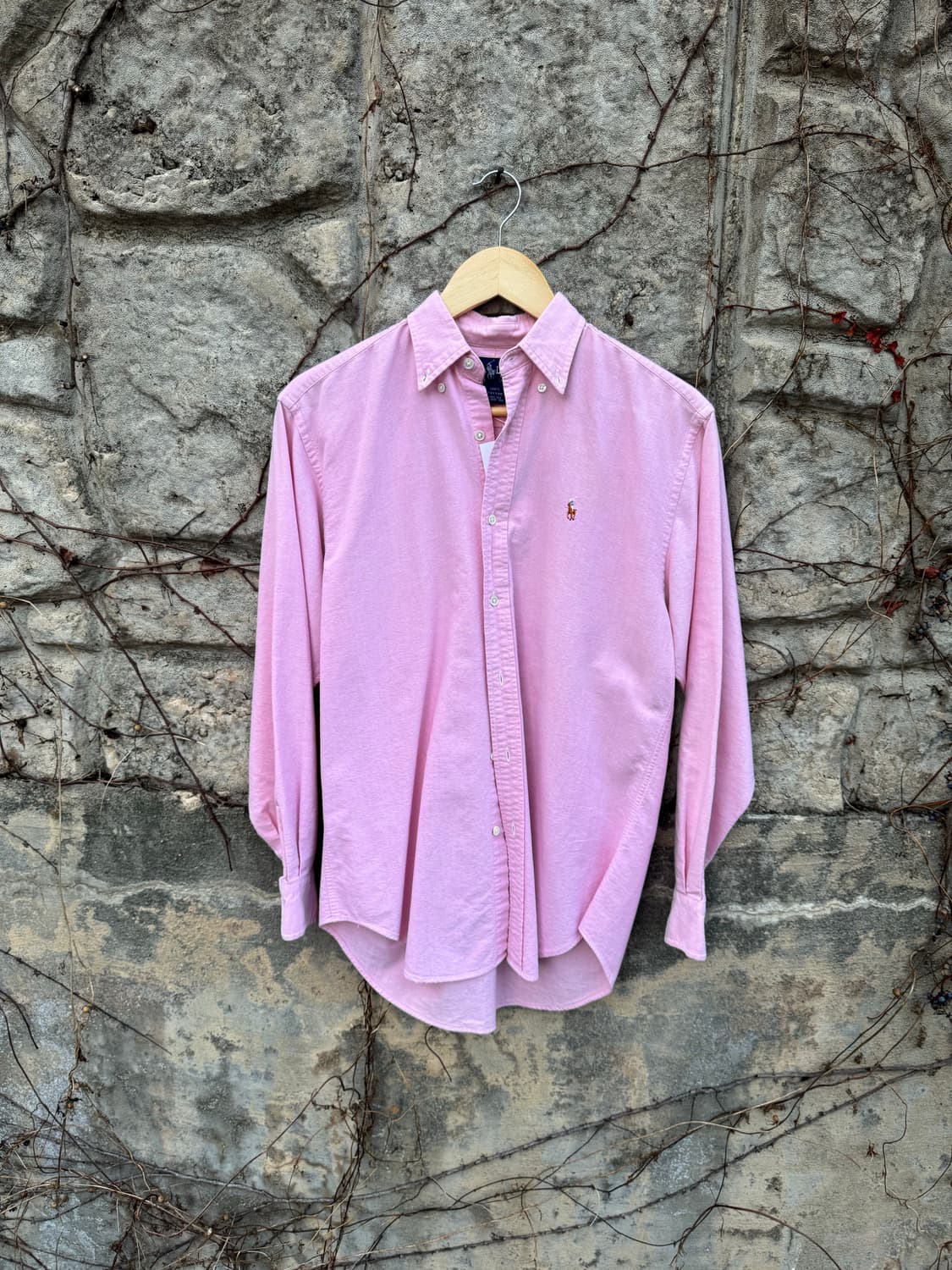 폴로 랄프로렌 빈티지 클래식 옥스포드 셔츠 핑크 상품이미지1