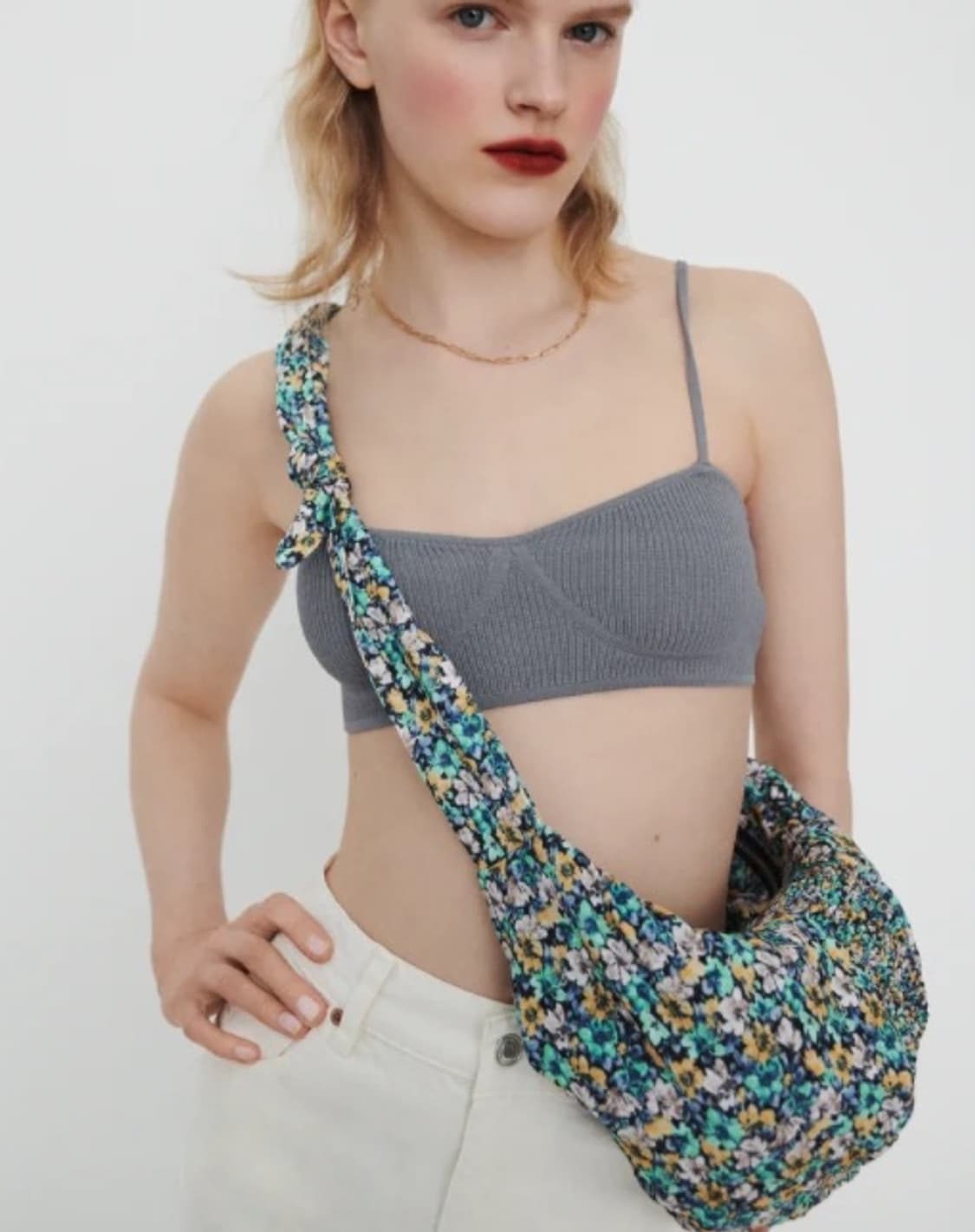 [새상품] 자라 프린트 숄더백 상품이미지1