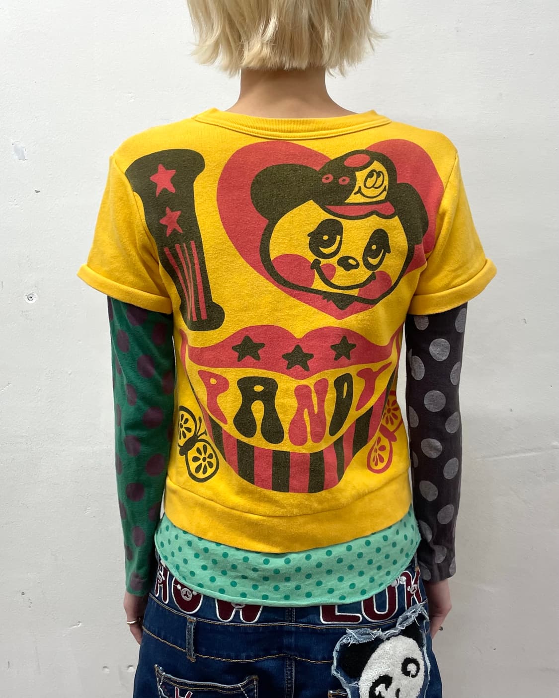 Love Multi-Dot Panda Layered Long Sleeve 상품이미지4