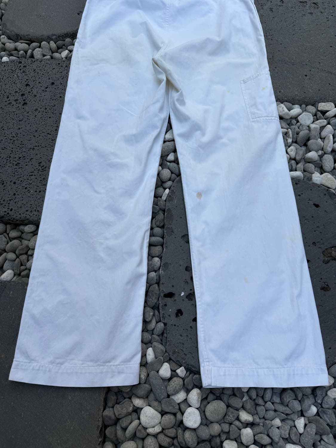DISTRESSED 1970s AUSTRIAN WHITE 70s 워크팬츠 상품이미지10