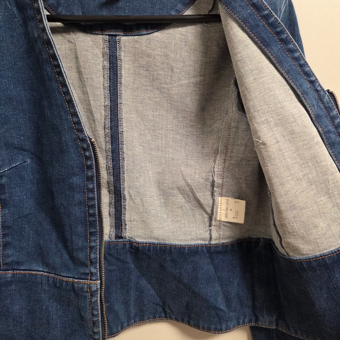 일본제 Double Standard 데님자켓 집업 M 상품이미지5