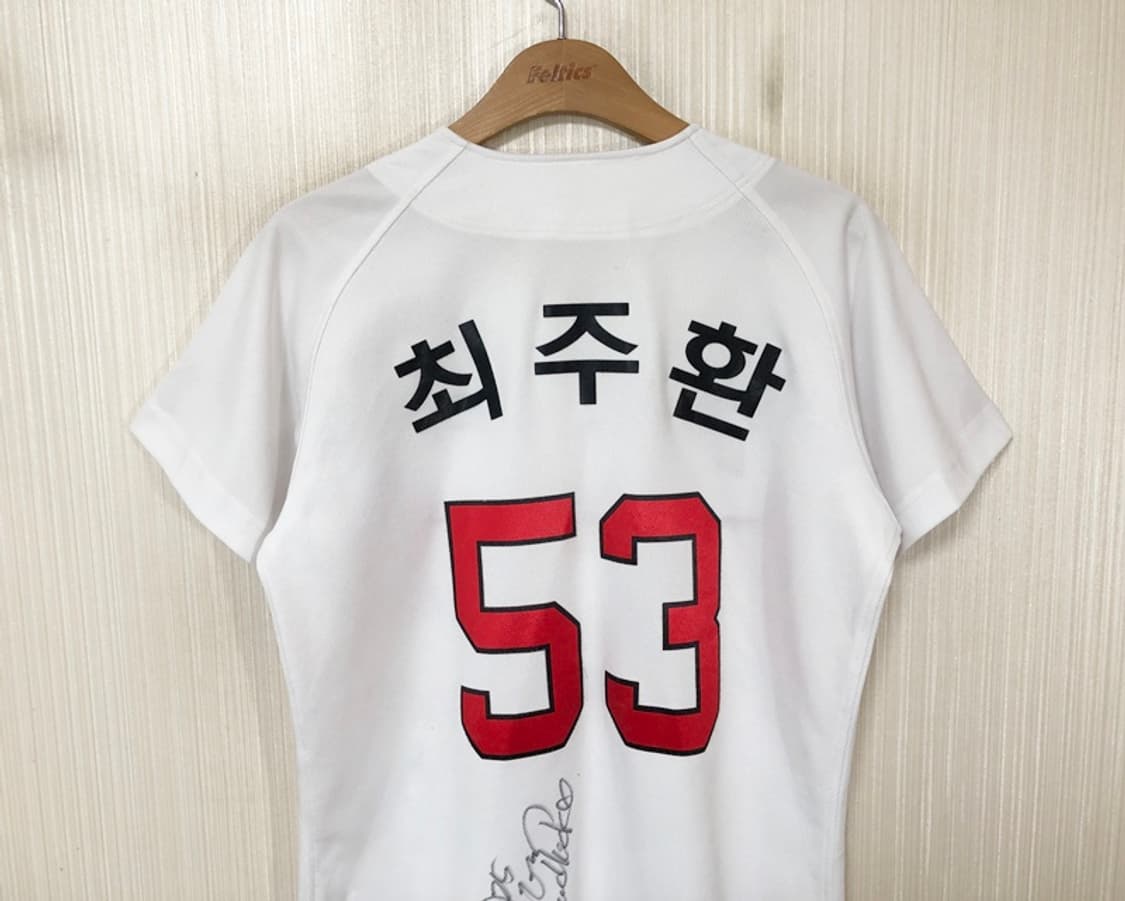 KBO SSG랜더스 홈유니폼/져지 85 #53 최주환(선수단싸인) 상품이미지9