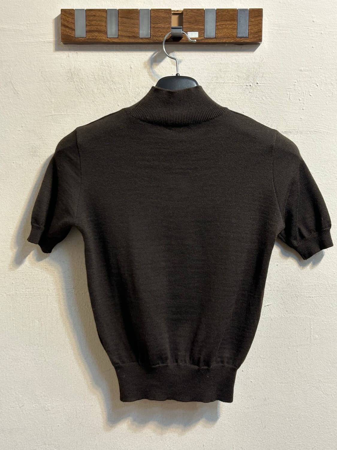 버버리 블루라벨 울 반팔 터틀넥 니트 상품이미지5