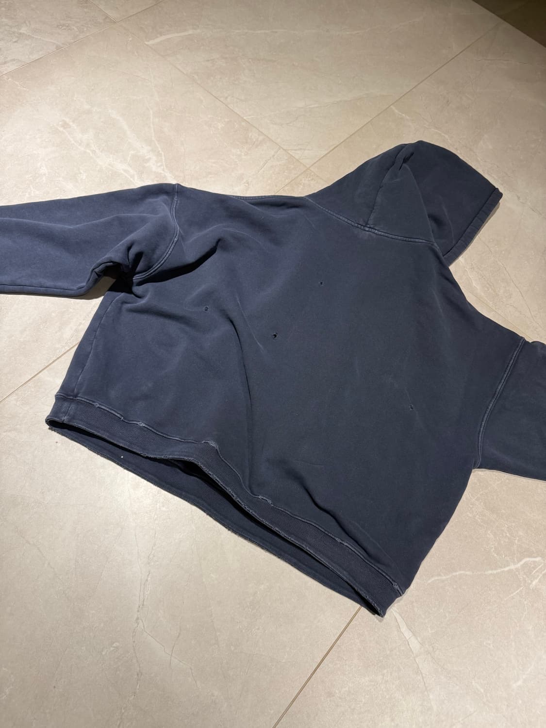 [L]앙팡리쉬데프리메 로고 후드티 네이비 상품이미지5