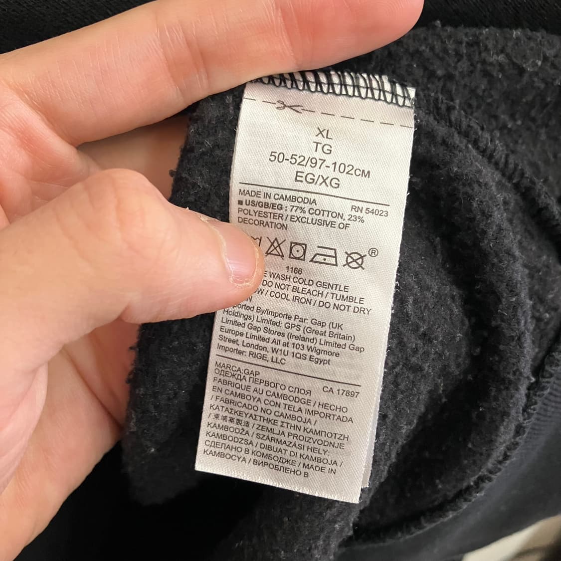 N8 갭 후드집업 상품이미지3