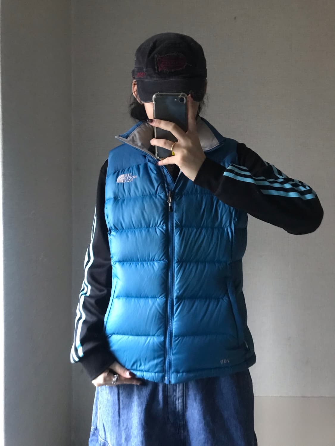 노페 연하늘 눕시 패딩조끼 상품이미지4