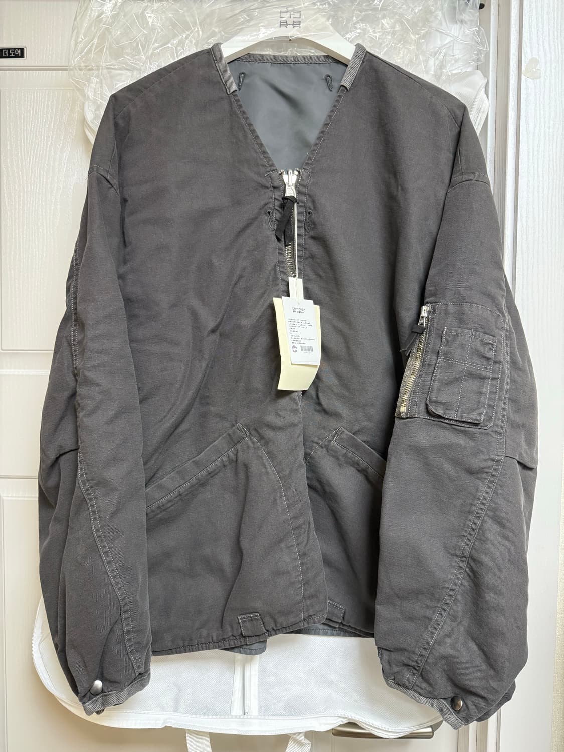 폴리테루 리버시블 라이나 자켓 라이트 버전 세이지 올리브 차콜 3팝니다 상품이미지1