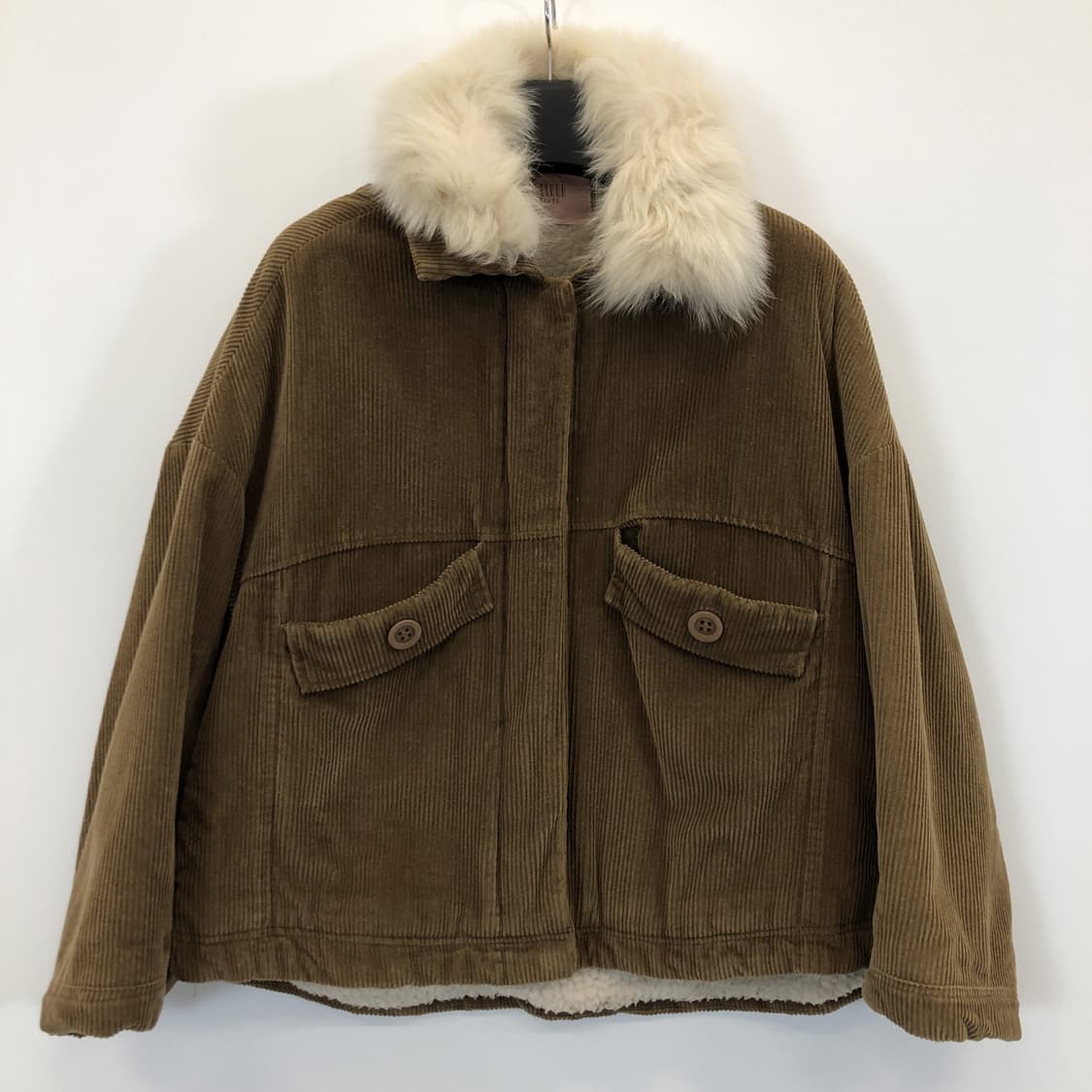 MELBON 멜본 폭스카라 코듀로이 양털점퍼 FREE  상품이미지1