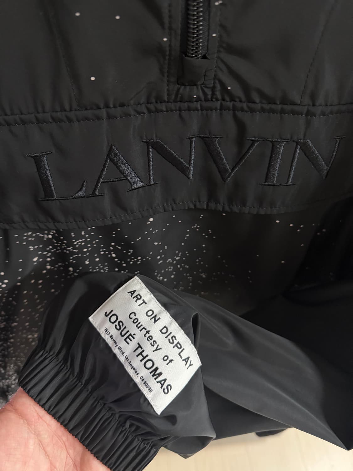 갤러리 디파트먼트 x 랑방 페인티드 아노락 윈드브레이커 XXL 상품이미지2