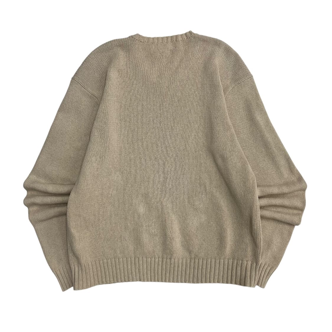 폴로 랄프로렌 화이트포니 아이보리 브이니트 M 상품이미지3