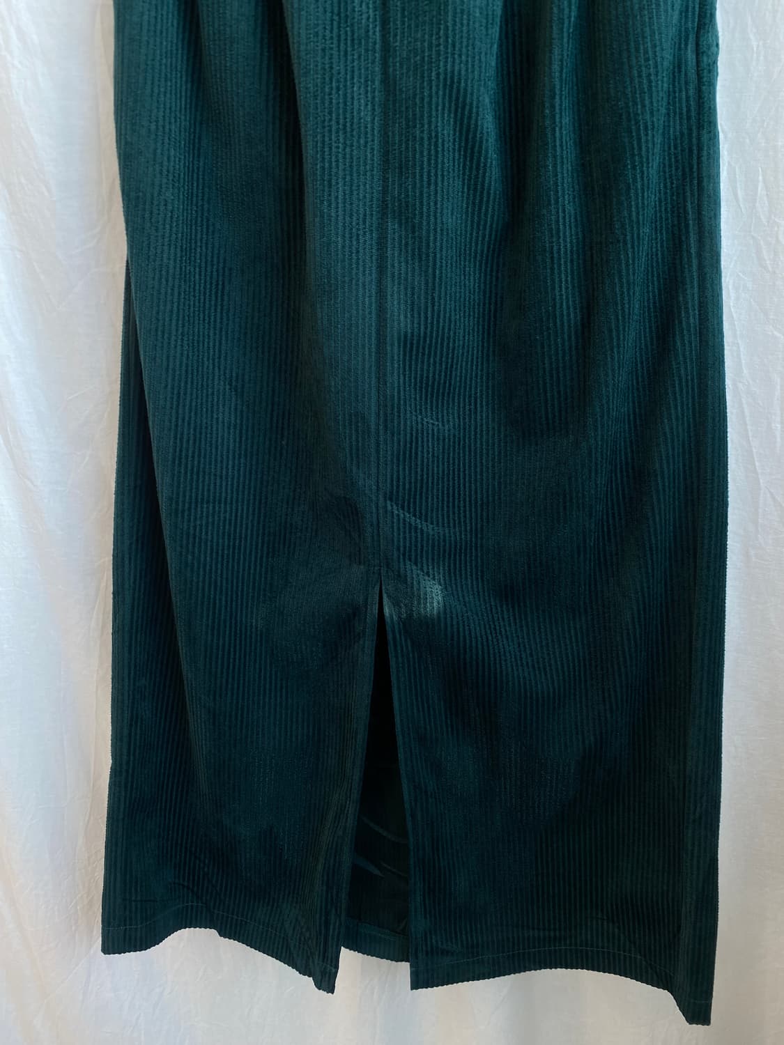 RAY CASSIN 청록빛 코듀로이 밴딩스커트(M) 상품이미지4