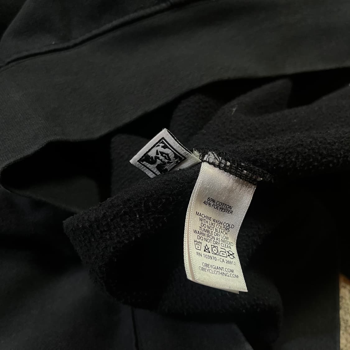 오베이 빅로고 후드티 상품이미지6