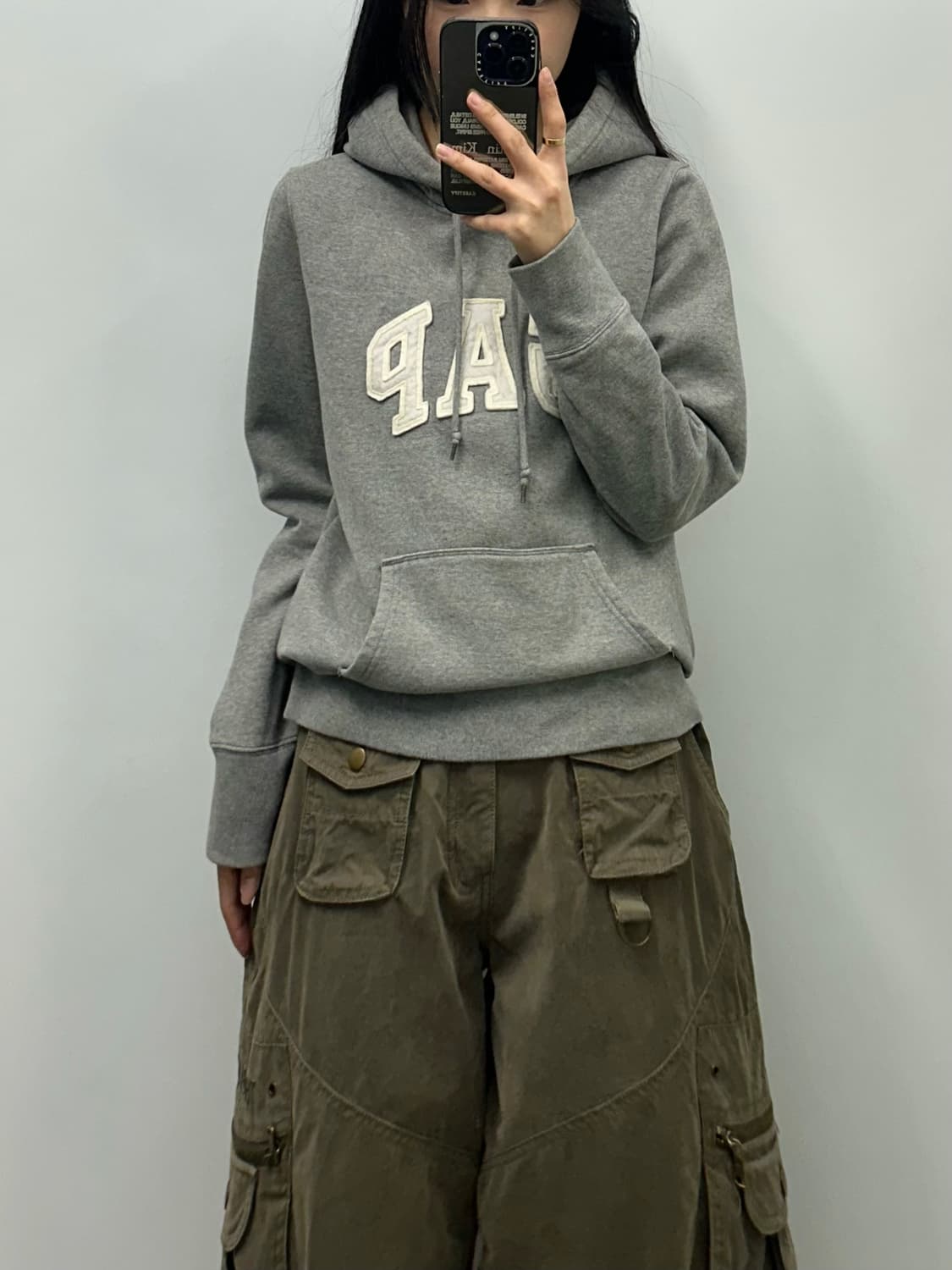 Gap 갭 그레이 후드티 상품이미지1