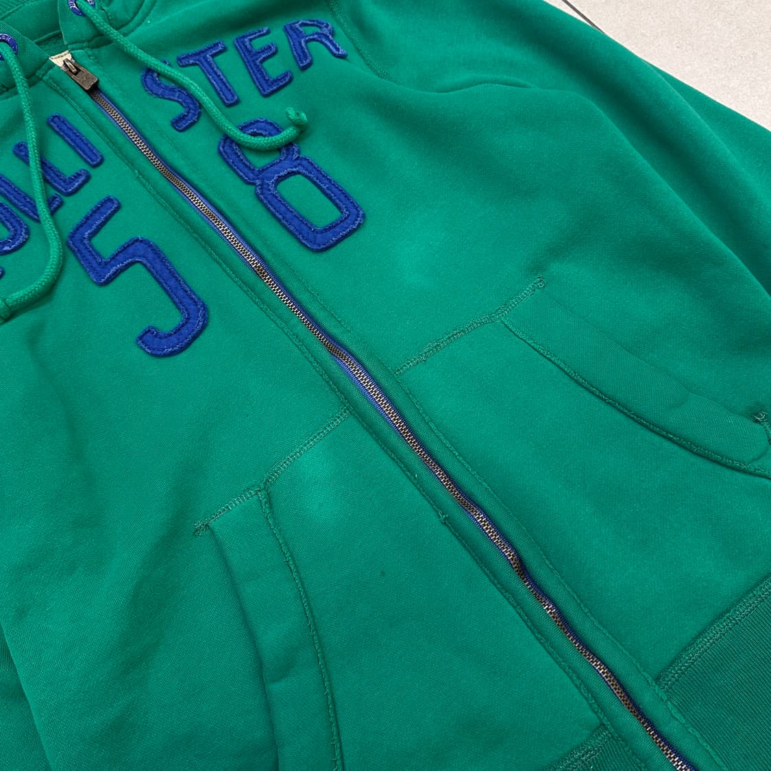 홀리스터 그린 후드집업 상품이미지6