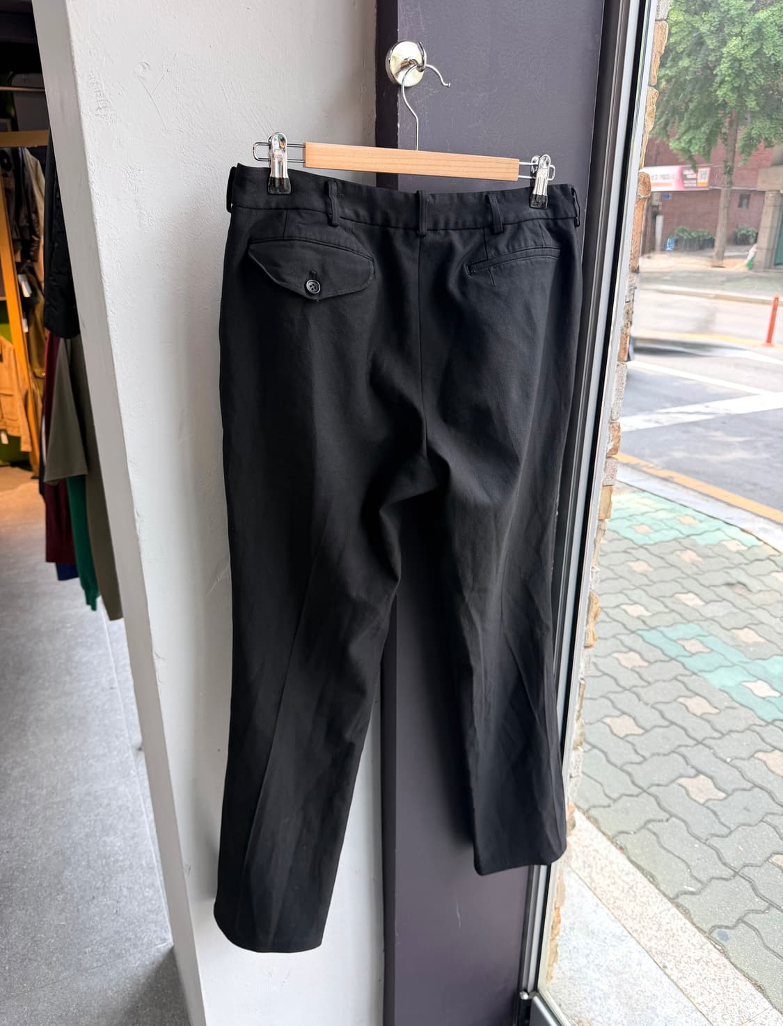 M/ 꼼데가르송 블랙 이지 팬츠 상품이미지6