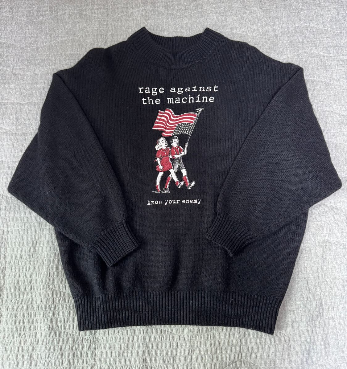 Vtg JPN rage against the machine 스웨터 니트 상품이미지1