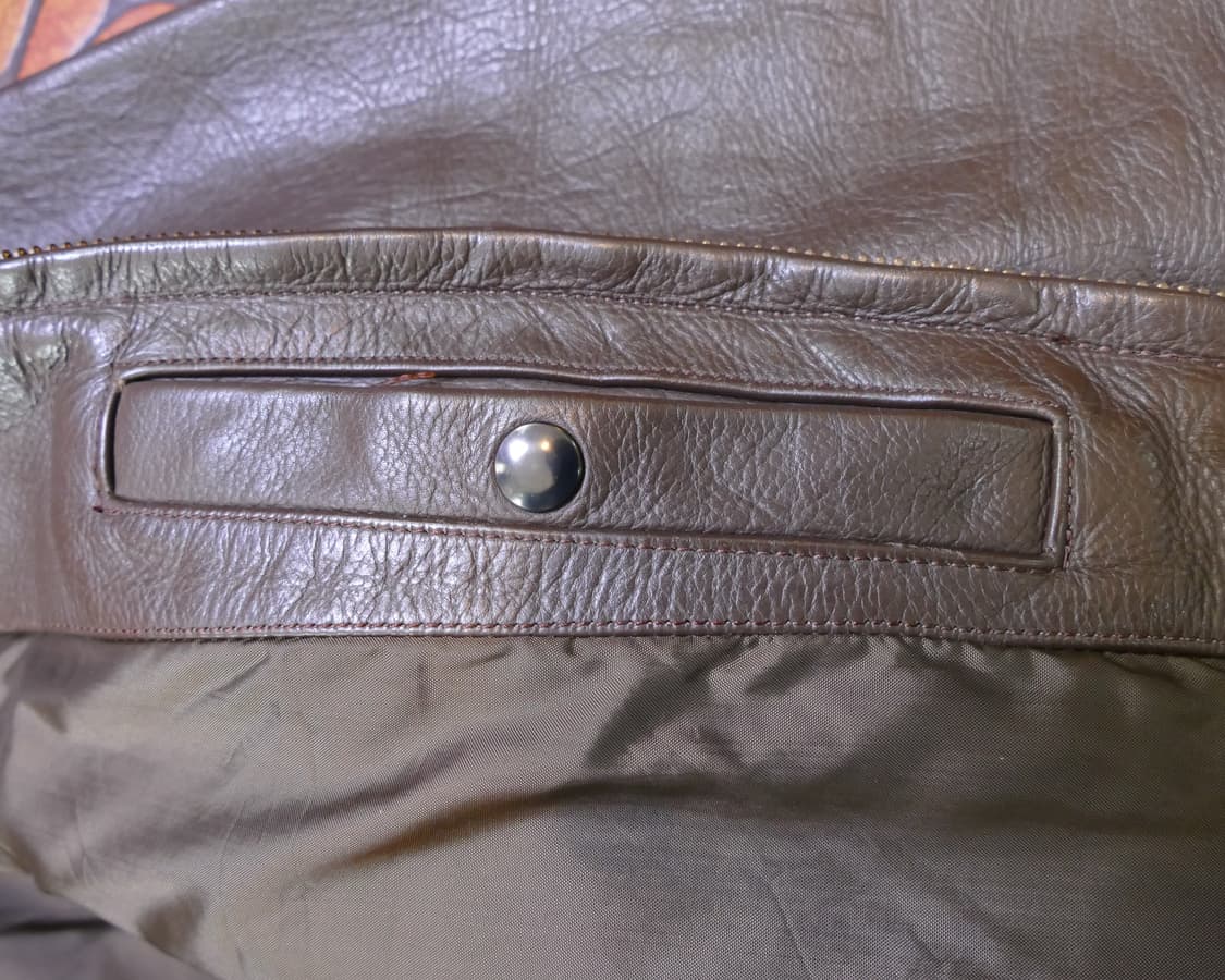 [L] 1976년 미해군 US Navy G-1 플라이트 자켓 오리지널 상품이미지7