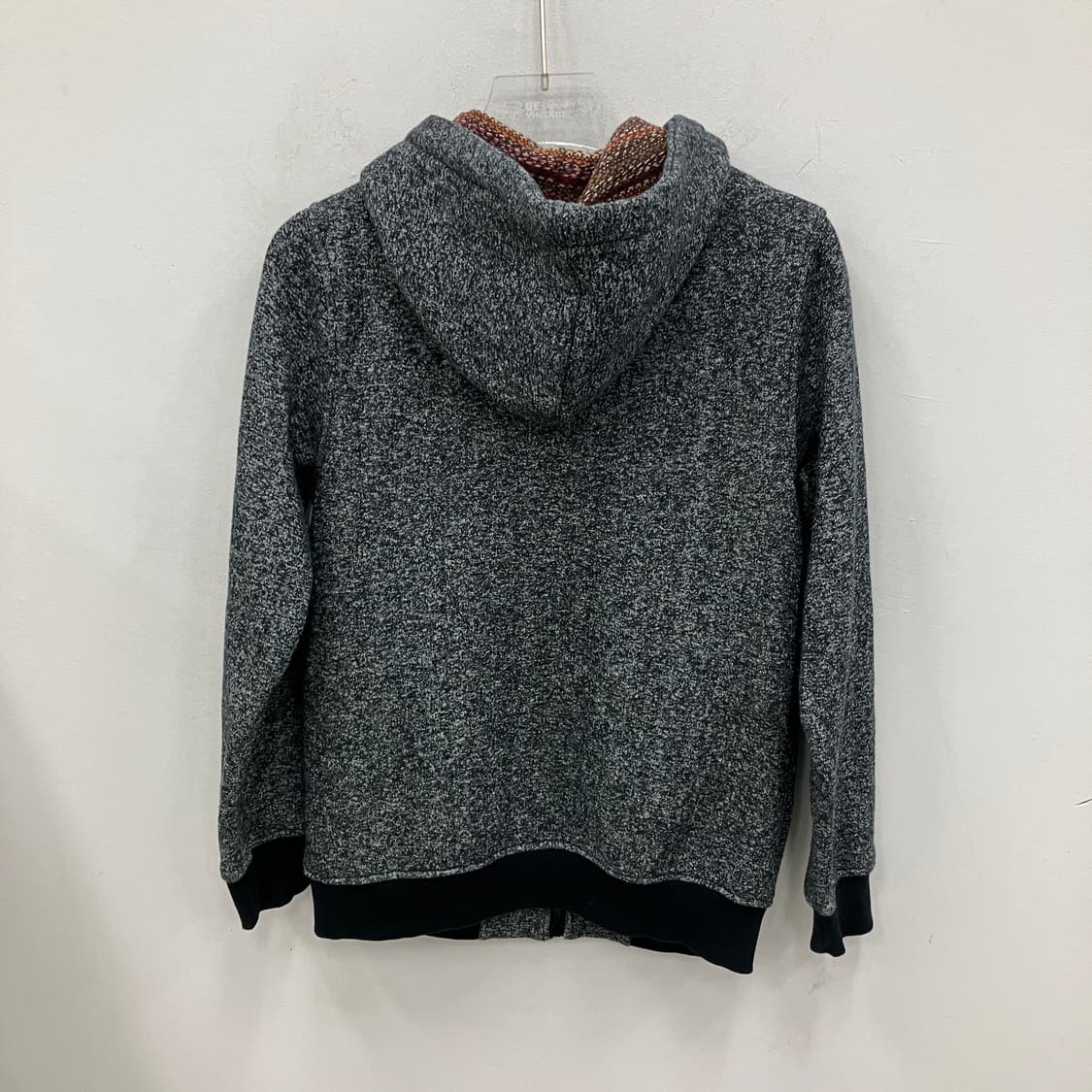 빈티지 히피 그레이 보카시 후드 집업 상품이미지2