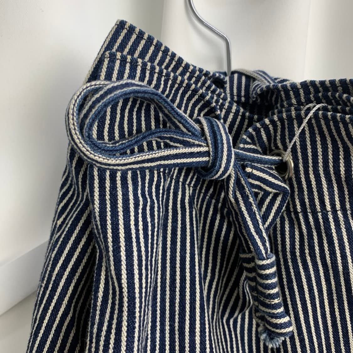 Navy stripe bucket back pack logo patch 상품이미지7