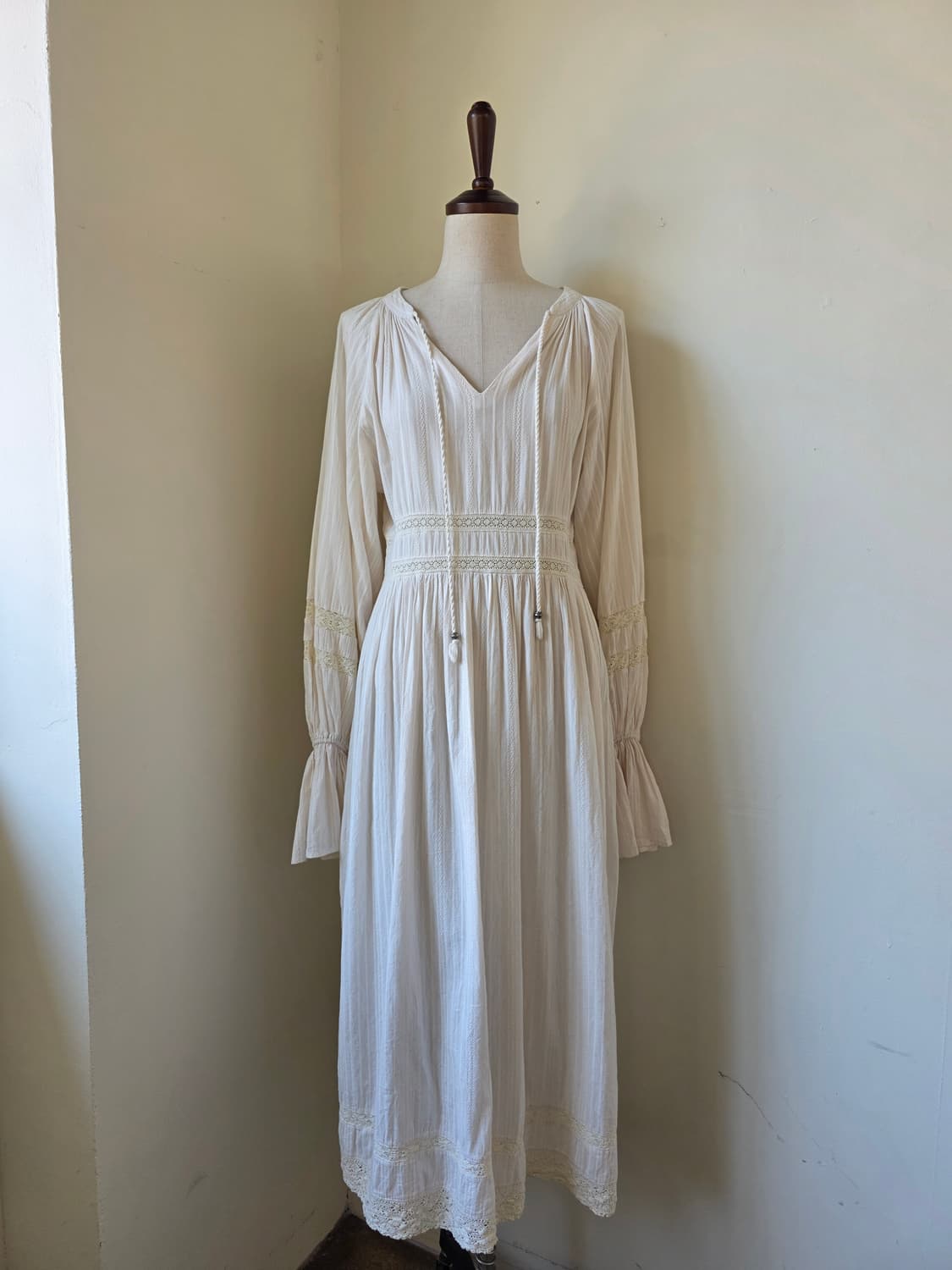 레이스 롱 원피스 상품이미지1