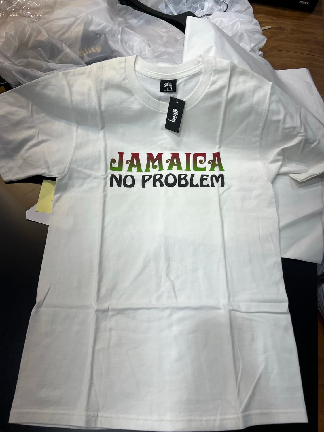스투시 아카이브 라이언 자메이카 티셔츠 M 상품이미지2