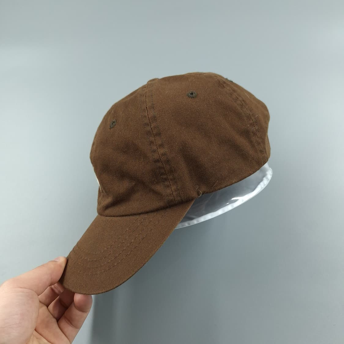 폴로랄프로렌 두산 00s 브라운 화이트포니 레더스트랩 코튼 볼캡 야구모자 상품이미지5