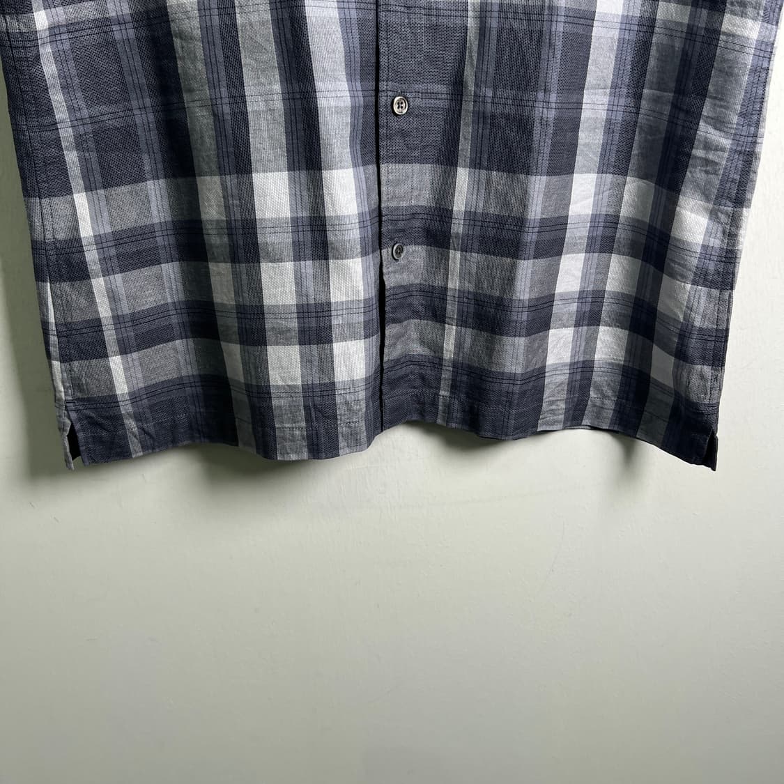 버버리 빈티지 체크 반팔 셔츠 L 상품이미지6