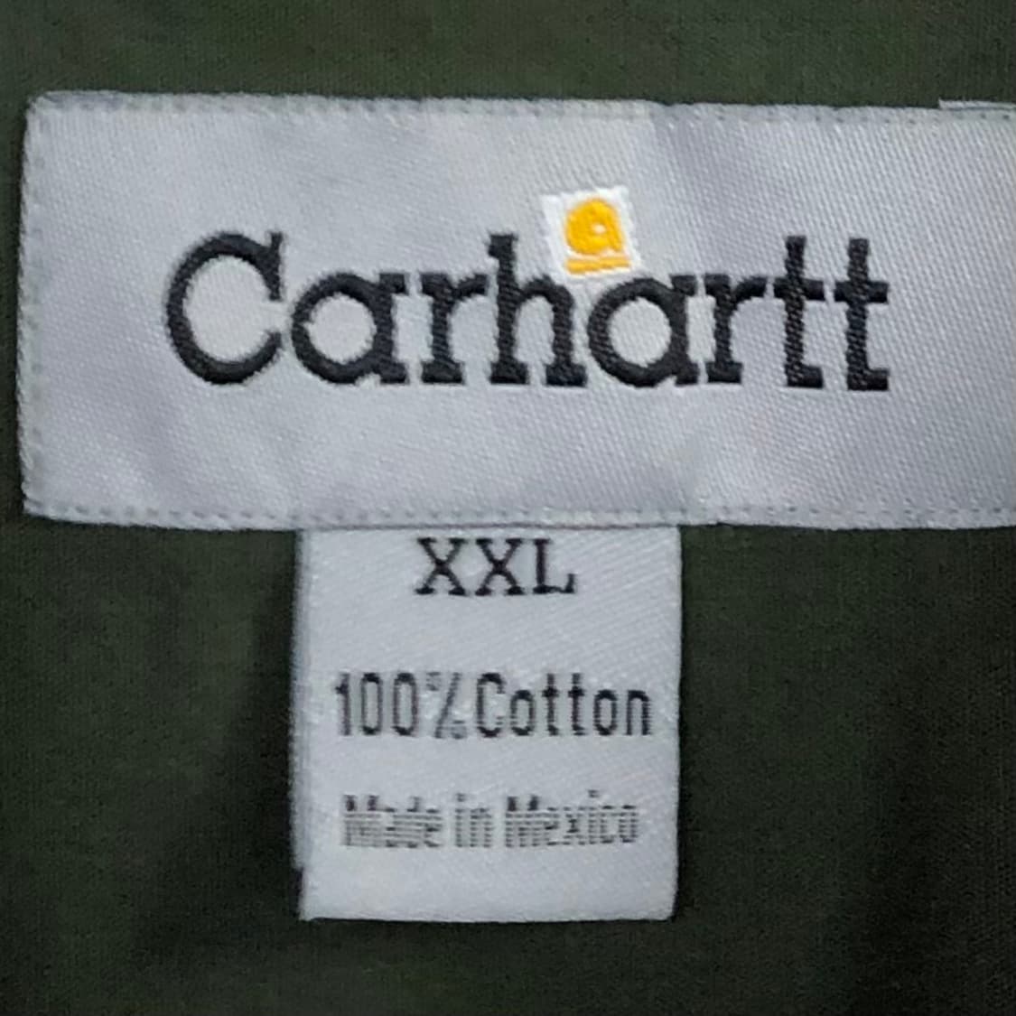Xxl 칼하트 카키 워크 셔츠 상품이미지3