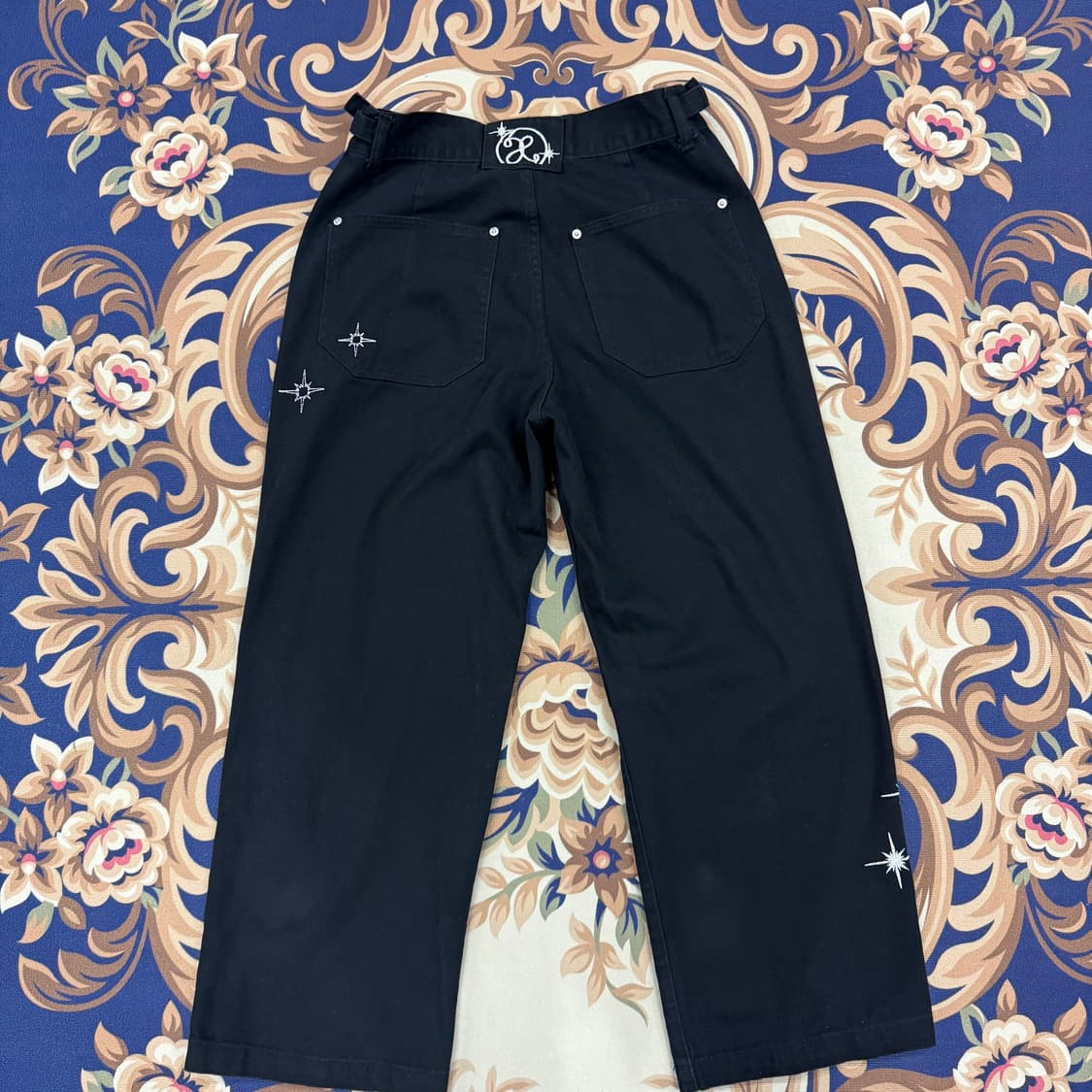 (S)엑스톤즈 XTONZ 디테일 와이드 팬츠(블랙) 상품이미지5