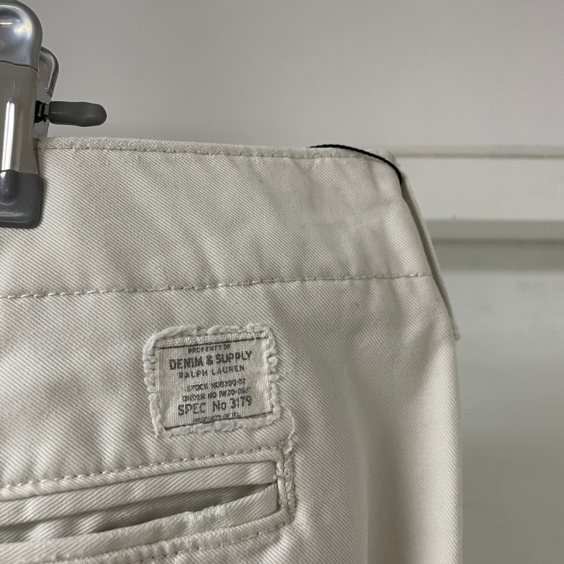 폴로 데님앤서플라이 아이보리 팬츠 34X34 상품이미지4