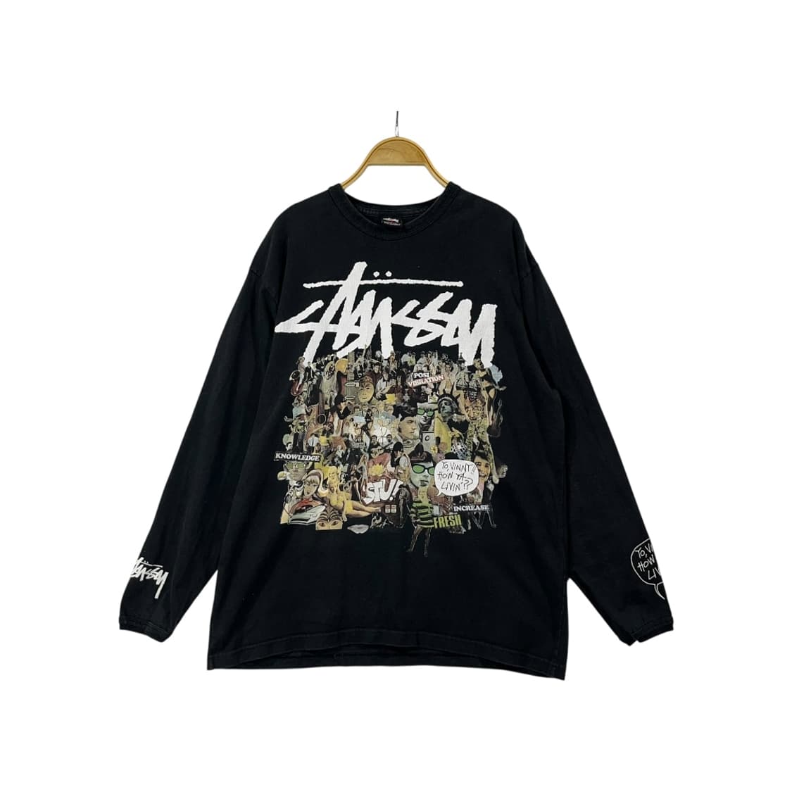 [STUSSY] 90‘s 스투시 그래피티 롱슬리브 티셔츠 상품이미지1