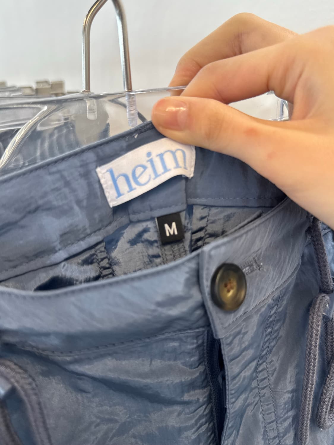 HIM Nylon Two-Way Blue Skirt 상품이미지6