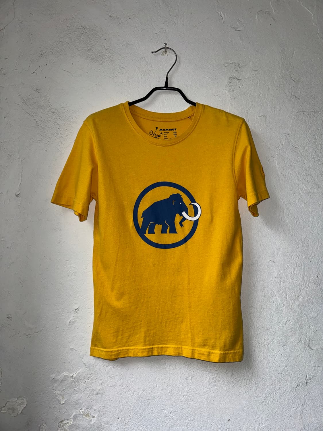 [S]Mammut 마무트 옐로우 맘모스 반팔티 상품이미지1
