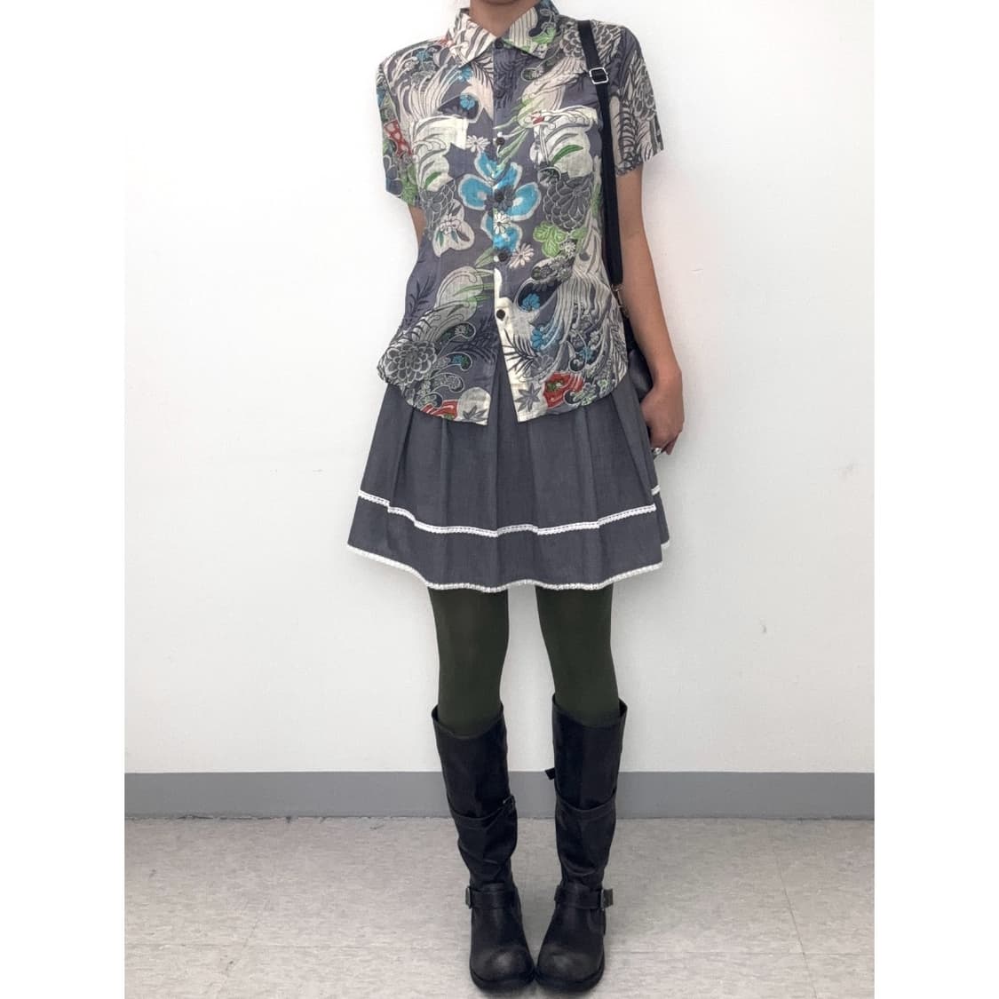 빈티지 오리엔탈 반팔 셔츠 상품이미지2