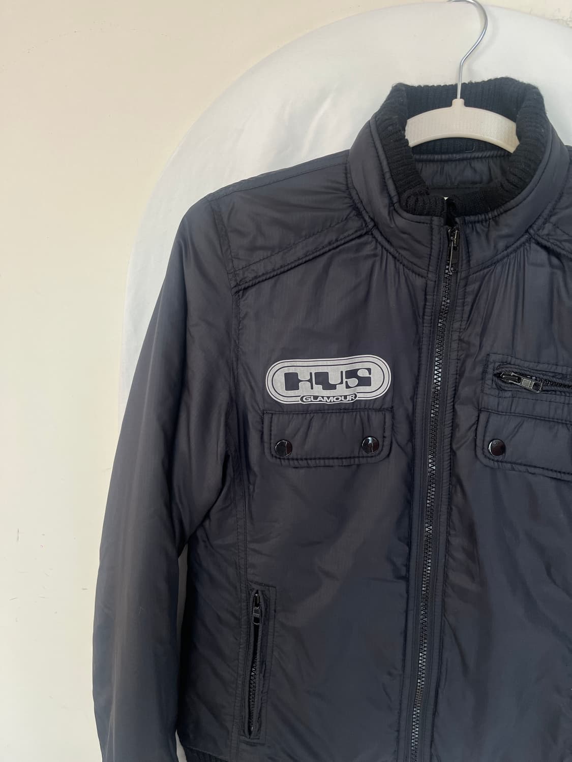 히스테릭 글래머 ROCK☆ 라이더 스타일 패딩 봄버 자켓 다운 점퍼 상품이미지2