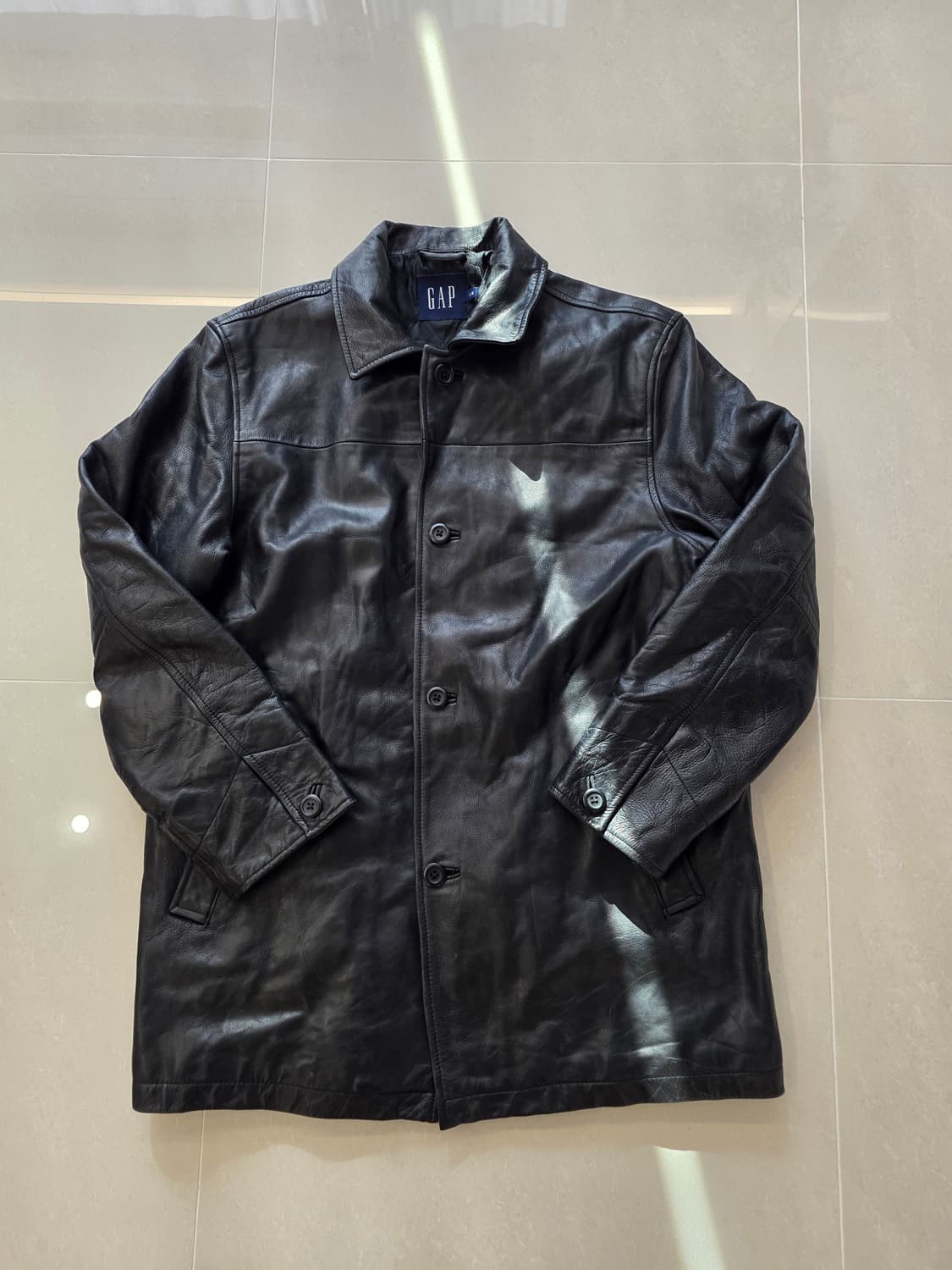 올드 갭 레더 카코트  상품이미지1