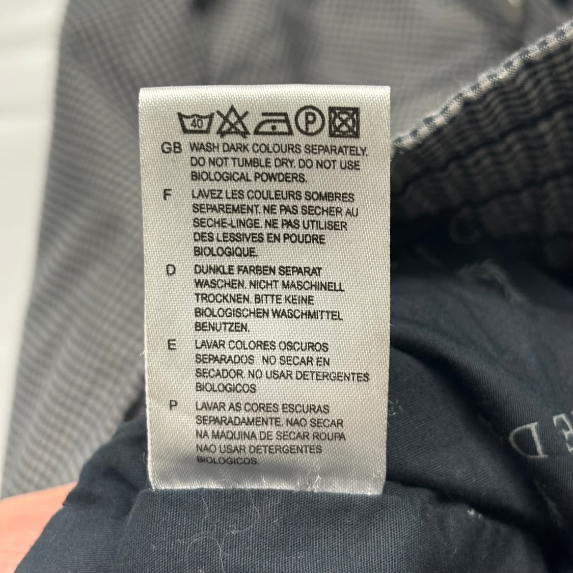 프레드 페리 체크 발마칸 자켓 S 상품이미지9