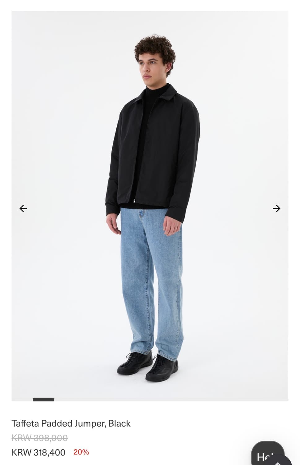 25FW Msize 아모멘토 타프타 패디드 점퍼 상품이미지10