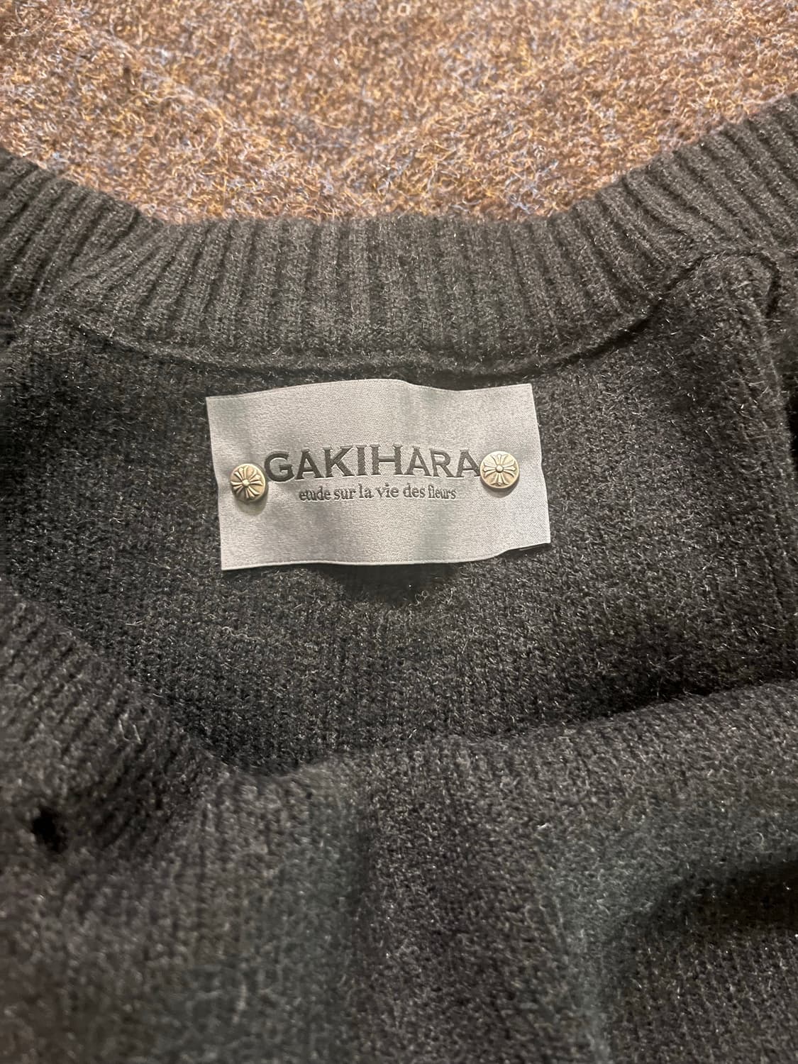 GAKIHARA symbol knit zip up 상품이미지3