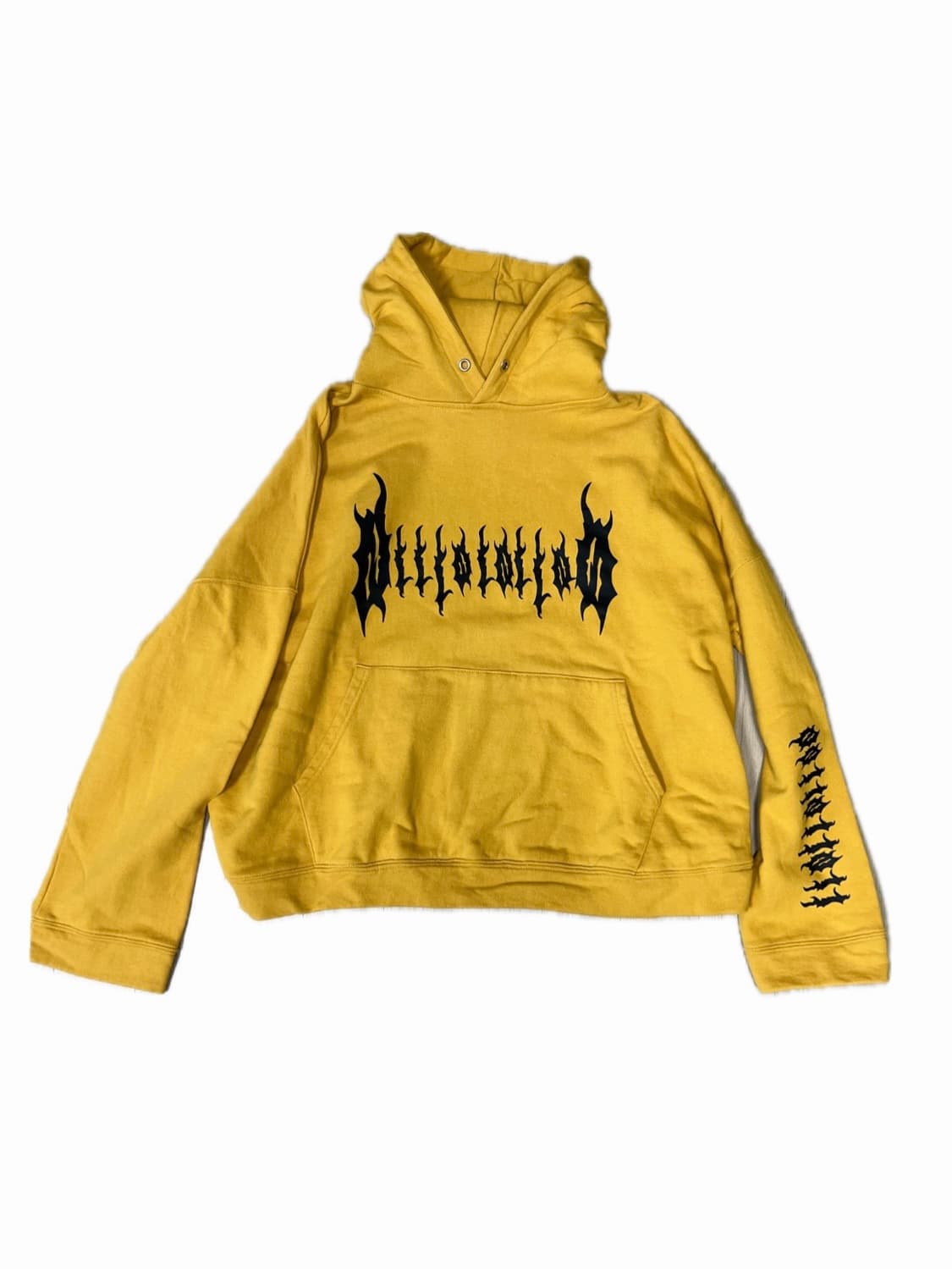 빈티지 스트릿 후드 옐로우 상품이미지1