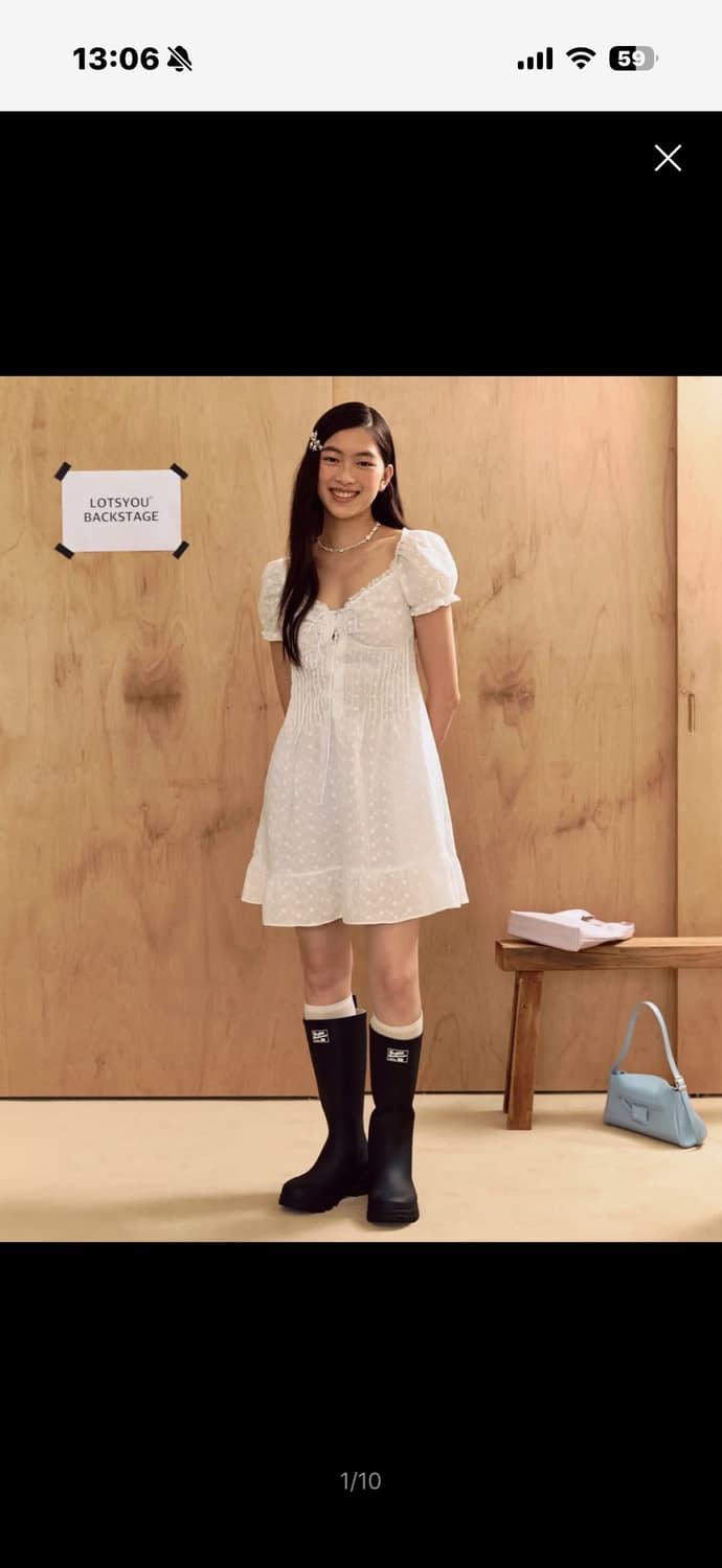 lotsyou_Bella Dress White 상품이미지1