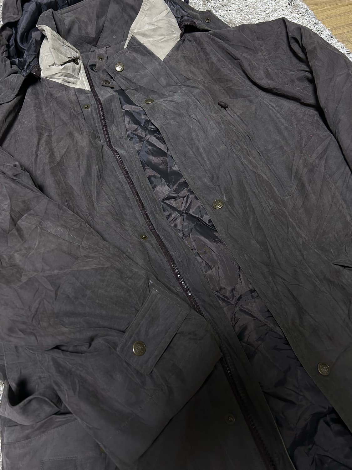 일본판 후드 폴리자켓 사이즈 105~110 상품이미지2