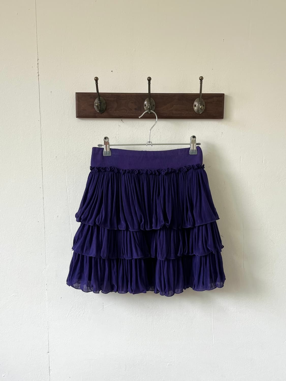 Japan vtg 퍼플 캉캉 미니 스커트 상품이미지1